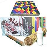 KIT 100 PIPA 30X30 COMPLETO SEDA COLA VARETAS