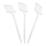 Kit 100 Placa Identificador De Planta Tag 15cm Horta Jardim