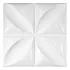 Kit 100 Placas Decorativas 3d Pvc 25x25cm Revestimento De Pa