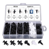 Kit 100 Presilha Grampo Parabarro Parachoque Universal Carro