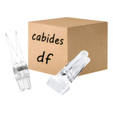 Kit 100 Presilhas Prendedor Acrilico P Cabides Atacado