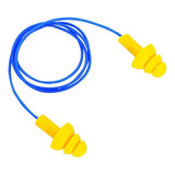 Kit 100 Protetor Auricular Copolímero Tipo Plug C Cordão