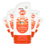 Kit 100 Repelente Insetos Off Family Loção 100ml