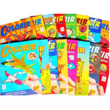 Kit 100 Revistas Infantil De Colorir E Atividades Atacado