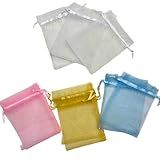 Kit 100 Saquinho Organza 10x15 Branco Saco Lembrancinha Festa Cores Embalagem Embrulho Bijuteria Joia Presente Tule Pacote Marca Embafast Distribuidora