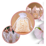 Kit 100 Saquinho Saco Organza 17x23 Branco Lembrancinha Joia