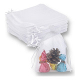 Kit 100 Saquinho Saco Organza 7x9