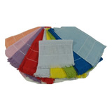 Kit 100 Toalhinhas De Mão Social artesanato toalha Boca