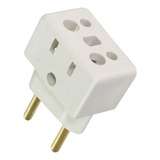 Kit 100 Un. Adaptador Bob Esponja Tomadas 10a/20a . Atacado 110v/220v