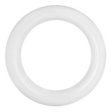 Kit 100 Unidades Argola 19mm Fina Para Cortina Branco