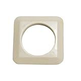 KIT 100 UNIDADES ILHÓS 19MM QUADRADO PARA CORTINA -AREIA-