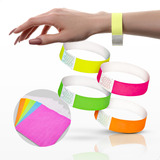 Kit 100 Unidades Pulseiras Identificação Eventos Festa