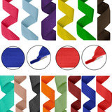 Kit 1000 Alça Gorgurão 20mm X 37cm Ponteira Variedades Cores