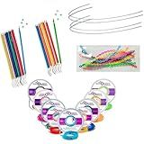 Kit 1000 Borrachinhas - 4 Fios - 20 Trançados -10 Pares-