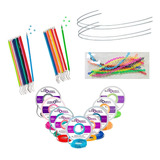 Kit 1000 Borrachinhas Aparelho 4 Fios 20 Trançados 10 Pares 