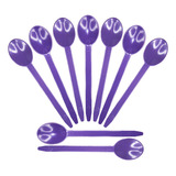 Kit 1000 Colherzinhas Roxa Açaí Sobremesa Sorvete Reforçadas