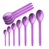 Kit 1000 Colherzinhas Roxas Açaí Sorvete Sobremesa Full