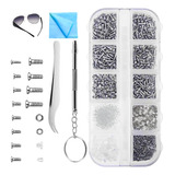 Kit 1000 Parafuso Porca Arruela Relojoeiro Joalheiro Ótica