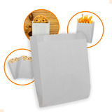 Kit 1000 Saquinhos Saco Anti Óleo Pipoca Batata Frita Pastel