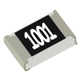 Kit 1000 Unidades Resistor De Precisão 1k 1% 1/8w Smd 0805