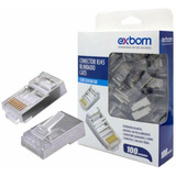 Kit 100conector Rj45 Cat5