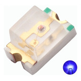 Kit 100pçs Led Smd 0805 Azul Alto Brilho Forte