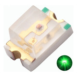 Kit 100pçs Led Smd 0805 Verde Alto Brilho Forte