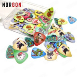 Kit 100pcs Palhetas Personalizada Violão Guitarra Baixo
