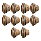 Kit 10un Adaptador Flange 20mm 1 2 P Caixa De Agua