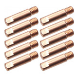 Kit 10un Bico Contato 0 8mm M6x25 Tocha Mig Brax Lynus