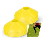 Kit 10un Chapéu Chinês Half Cones Treino Funcional Agilidade