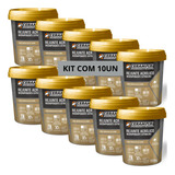 Kit 10un Rejunte Acrilico Extraliso Ceramfix 1kg Platina