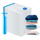 Kit 10un Saco À Vácuo 50x60cm Organizador De Roupa Cobertor