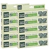 Kit 10x Creme Dental Sem Fluor Vegano 90g Boni Natural