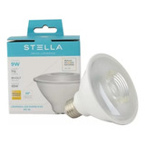 Kit 10x Lâmpada Par 30 Stella 9w Branco Quente Sth9030 27