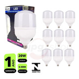 Kit 10x Lâmpadas Led Bulbo 20w