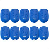 Kit 10x Nice linear Novo Controle Remoto 3 Teclas Azul Hcs