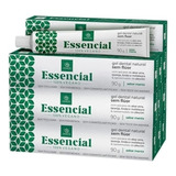 Kit 10x Pasta De Dente Vegano Sem Flúor Melaleuca Aloe Vera
