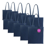 Kit 10x Sacolaecobag 38x42cm Algodão Poliéster Breeze Topget