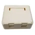 Kit 11 Caixa Sobrepor P 2 Conectores Keystone Rj45 2 Saídas