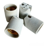 Kit 11 Receptáculo Bocal Soquete Porcelana Louça E27