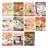 Kit 11 Revistas Bordado Tecido Ponto Xadrez Crochê