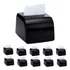 Kit 12 - Dispenser Porta Guardanapos Interfolhado De Mesa