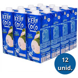 Kit 12 Água De Coco Esterilizada Kero Coco Caixa 1 Litro