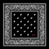 Kit 12 Bandanas Lenço Cor Preto Azul Branco Vermelho Rosa
