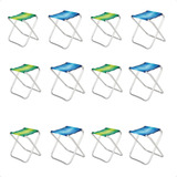 Kit 12 Banqueta Dobravel
