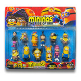Kit 12 Bonecos Minions Meu Malvado Favorito Presente Natal