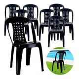 Kit 12 Cadeiras Plastica
