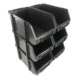Kit 12 Caixas Bin Organizadora Plástica N 7 Gaveteiro Box