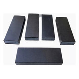 Kit 12 Caixas Box Luxo Pretas P Presente P Canetas Lapiseira